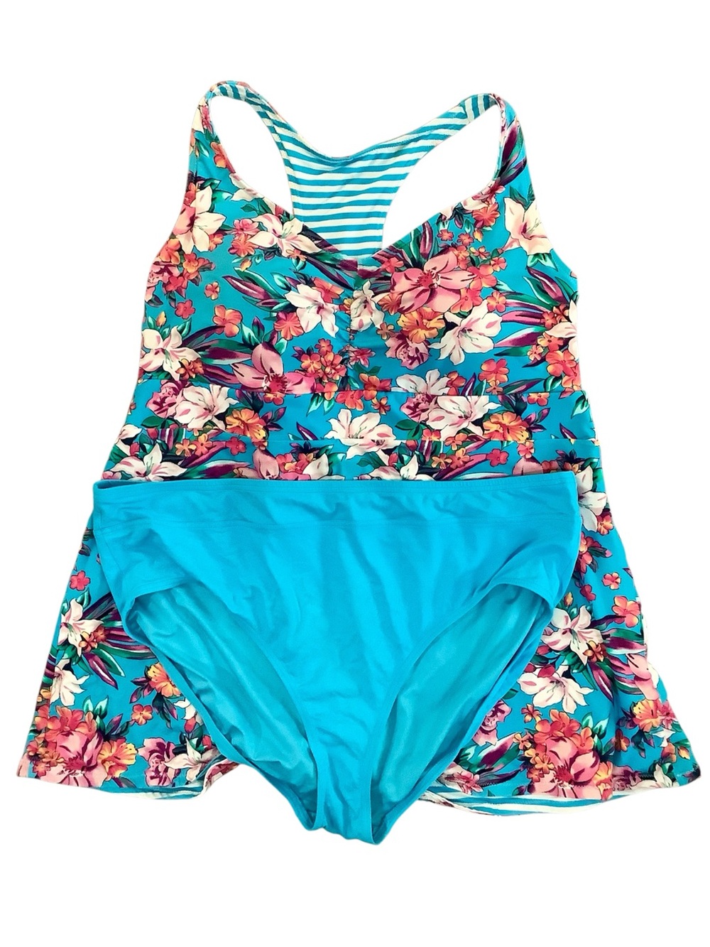 Beautiful Lands End Reversible Two Piece Swimwear 2X